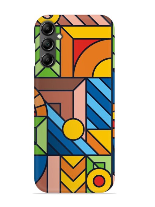 Colorful Geometric Snap Case for Samsung Galaxy A14 (5G) Zapvi