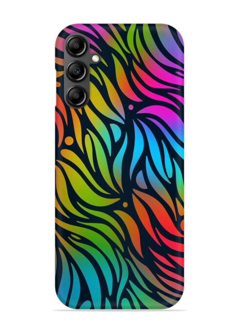 Abstract Leaf Design Snap Case for Samsung Galaxy A14 (5G) Zapvi