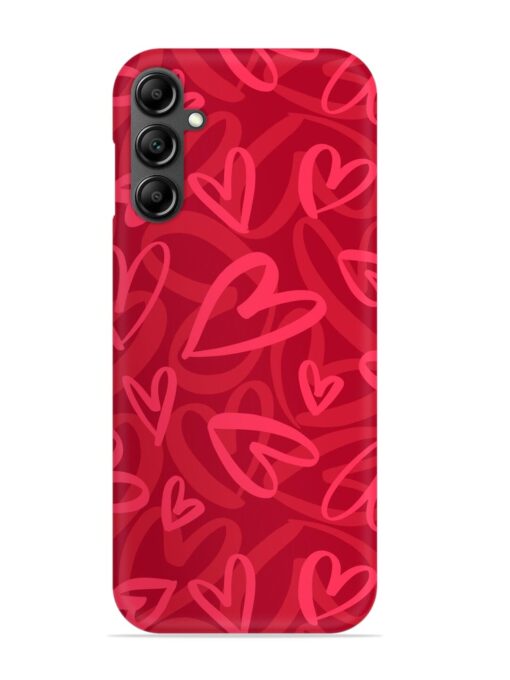 Seamless Romantic Pattern Snap Case for Samsung Galaxy A14 (5G) Zapvi