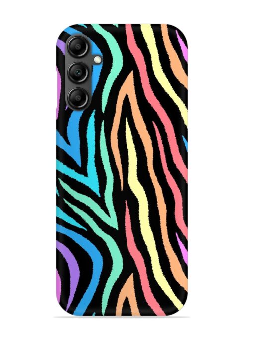 Colorful Abstract Zebra Snap Case for Samsung Galaxy A14 (5G) Zapvi