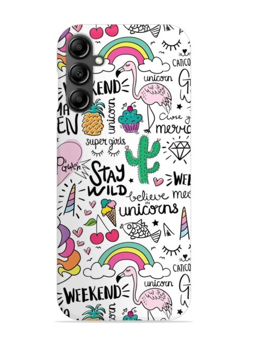 Unicorn Ice Cream Snap Case for Samsung Galaxy A14 (5G) Zapvi