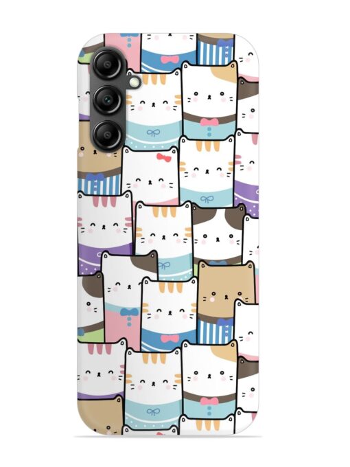 Cute Adorable Cat Snap Case for Samsung Galaxy A14 (5G) Zapvi