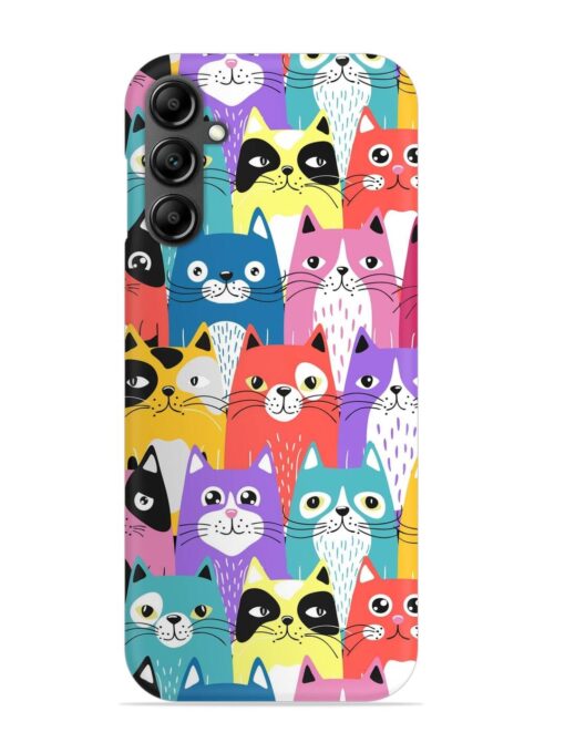 Funny Cartoon Cats Snap Case for Samsung Galaxy A14 (5G) Zapvi