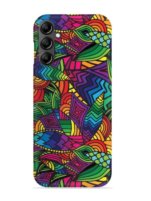 Abstract Multicolor Seamless Snap Case for Samsung Galaxy A14 (5G) Zapvi