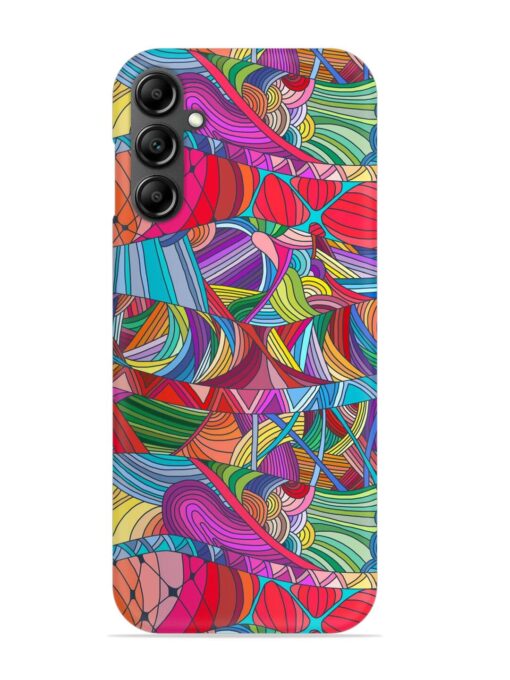 Seamless Patterns Hand Drawn Snap Case for Samsung Galaxy A14 (5G) Zapvi