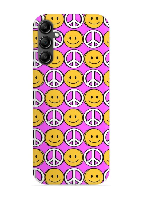 Smiley Face Peace Snap Case for Samsung Galaxy A14 (5G) Zapvi