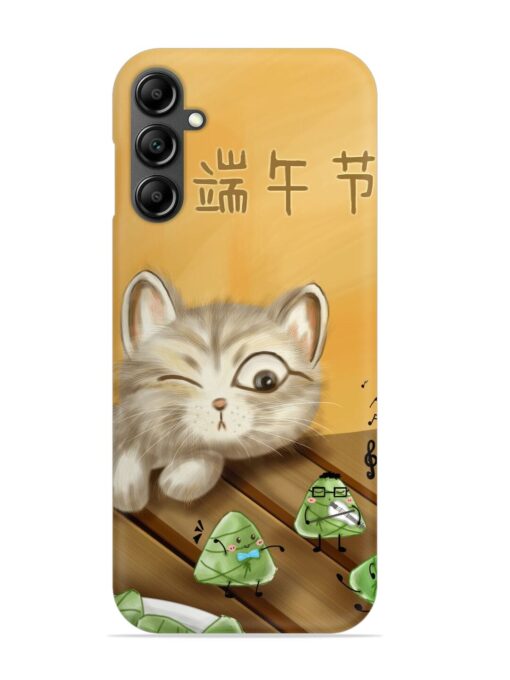 Cat Scorpion Dancing Snap Case for Samsung Galaxy A14 (5G) Zapvi