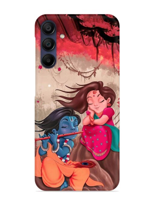 Radhe Krishna Water Art Snap Case for Samsung Galaxy A15 (5G) Zapvi