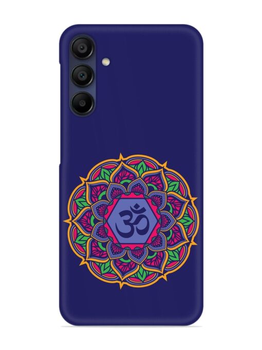 Om Mandala Art Blue Snap Case for Samsung Galaxy A15 (5G) Zapvi