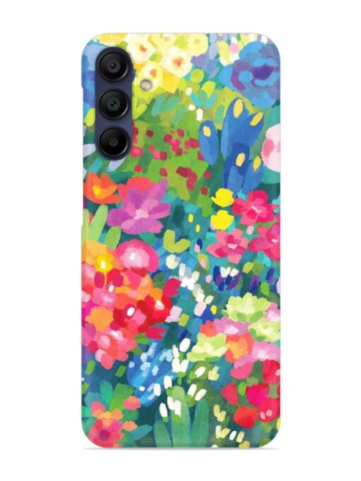 Watercolor Flower Art Snap Case for Samsung Galaxy A15 (5G) Zapvi