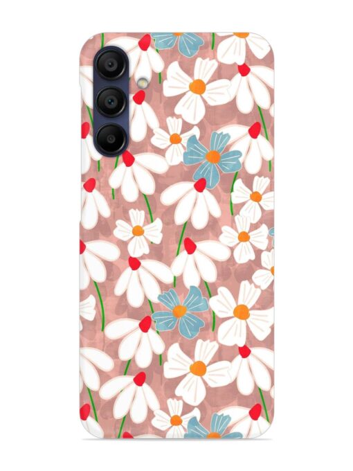 Abstract Petal Flowers Snap Case for Samsung Galaxy A15 (5G) Zapvi