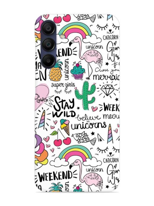 Unicorn Ice Cream Snap Case for Samsung Galaxy A15 (5G) Zapvi