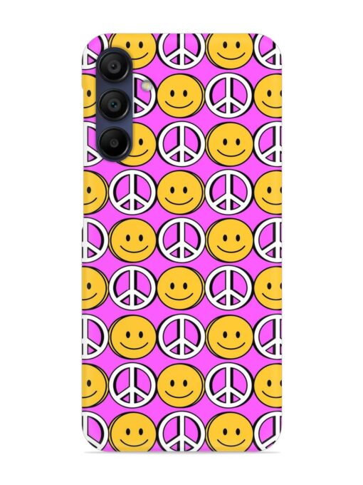 Smiley Face Peace Snap Case for Samsung Galaxy A15 (5G) Zapvi