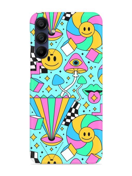 Trippy Rainbow 60S Snap Case for Samsung Galaxy A15 (5G) Zapvi