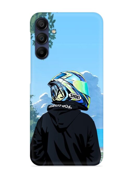 Rider With Helmet Snap Case for Samsung Galaxy A15 (5G) Zapvi