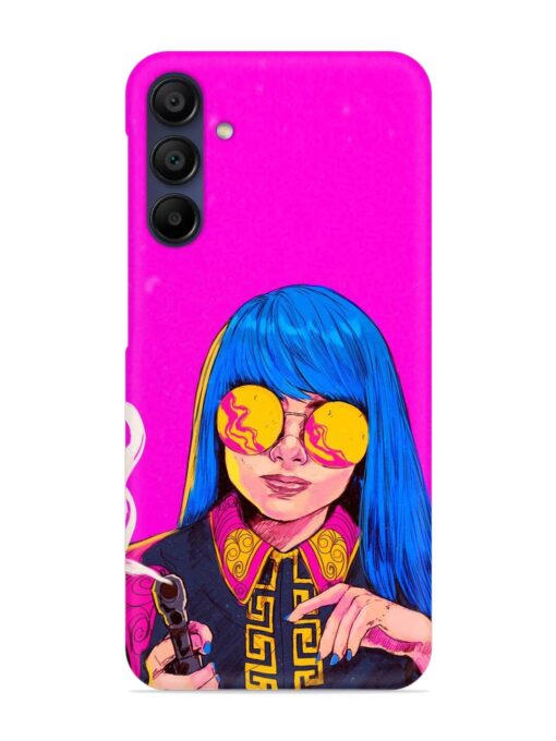 Aesthetic Anime Girl Snap Case for Samsung Galaxy A15 (5G) Zapvi