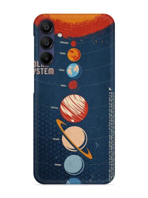 Solar System Vector Snap Case for Samsung Galaxy A15 (5G) Zapvi