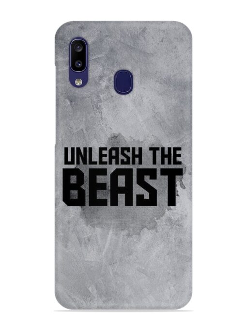 Unleash The Beast Snap Case for Samsung Galaxy A20 Zapvi