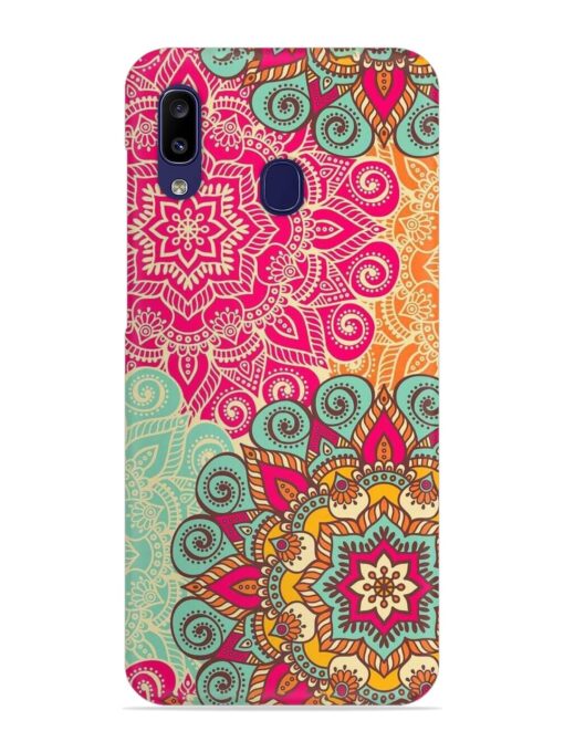 Mandala Seamless Snap Case for Samsung Galaxy A20 Zapvi