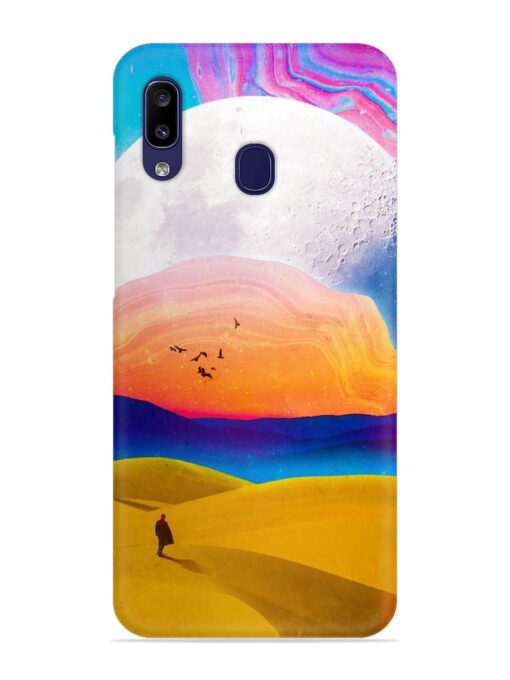 Sandy Desert Snap Case for Samsung Galaxy A20 Zapvi