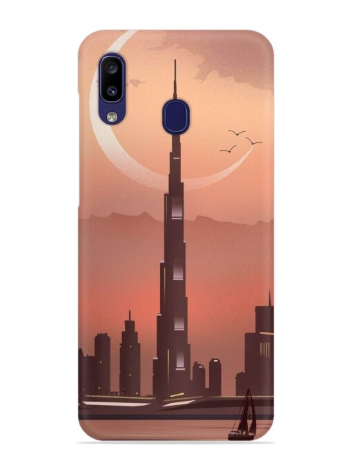 Landmark Burj Khalifa Snap Case for Samsung Galaxy A20 Zapvi