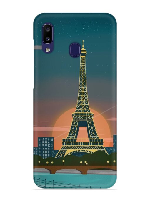 Scenery Architecture France Paris Snap Case for Samsung Galaxy A20 Zapvi