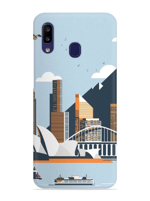 Sydney Opera Landscape Snap Case for Samsung Galaxy A20 Zapvi