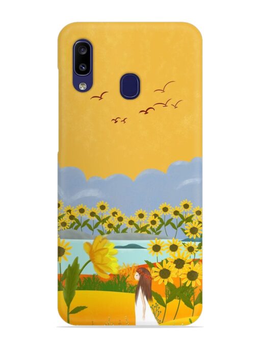 Beginning Of Autumn Snap Case for Samsung Galaxy A20 Zapvi