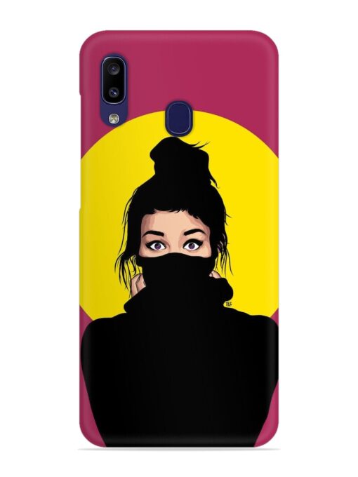 Girly Vector Snap Case for Samsung Galaxy A20 Zapvi