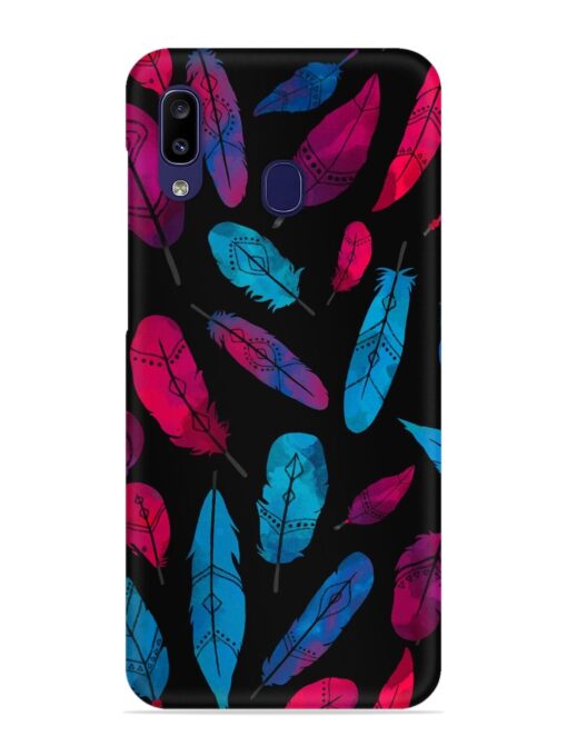 Feather Art Snap Case for Samsung Galaxy A20 Zapvi