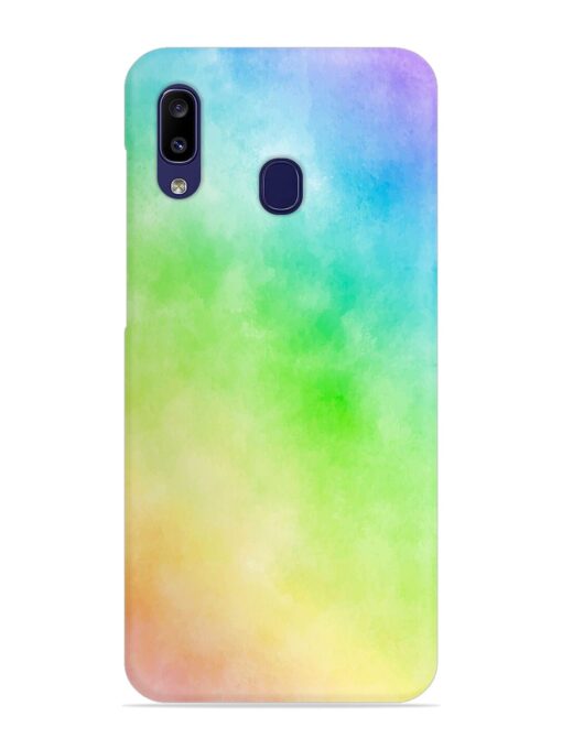 Watercolor Mixture Snap Case for Samsung Galaxy A20 Zapvi