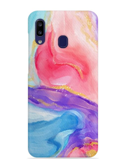 Watercolor Gradient Snap Case for Samsung Galaxy A20 Zapvi