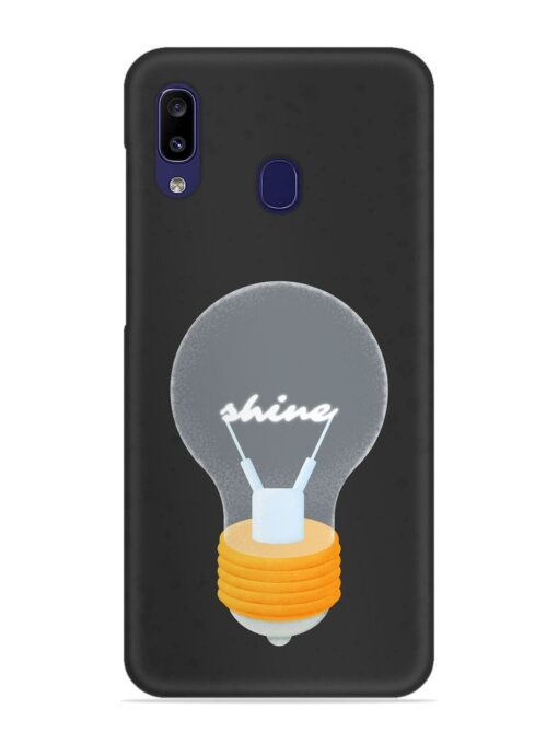 Bulb Background Snap Case for Samsung Galaxy A20 Zapvi