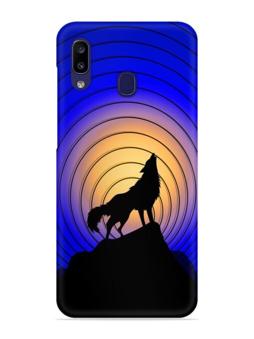 Fox Roaring Design Snap Case for Samsung Galaxy A20 Zapvi