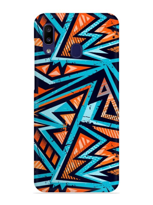 Abstract Seamless Grunge Snap Case for Samsung Galaxy A20 Zapvi