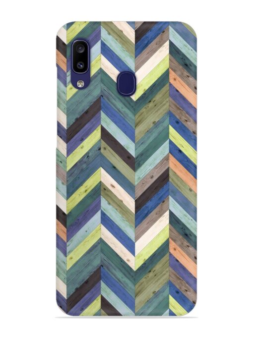 Chevron Random Color Snap Case for Samsung Galaxy A20 Zapvi