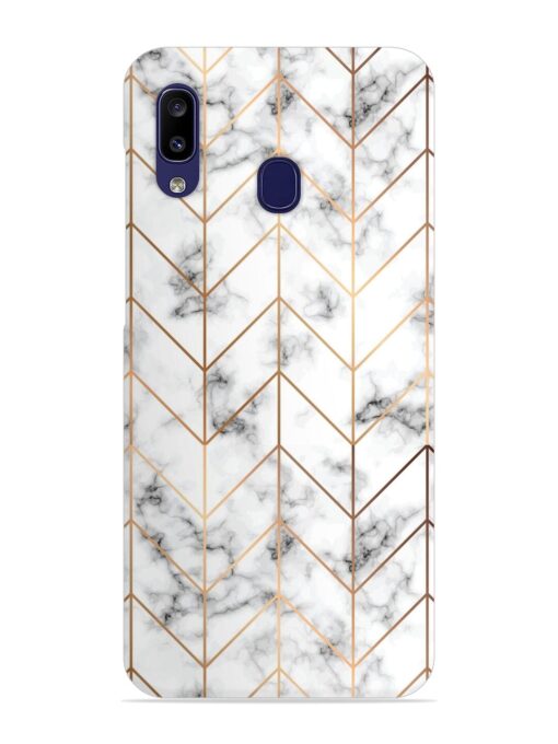 Vector Marble Texture Snap Case for Samsung Galaxy A20 Zapvi