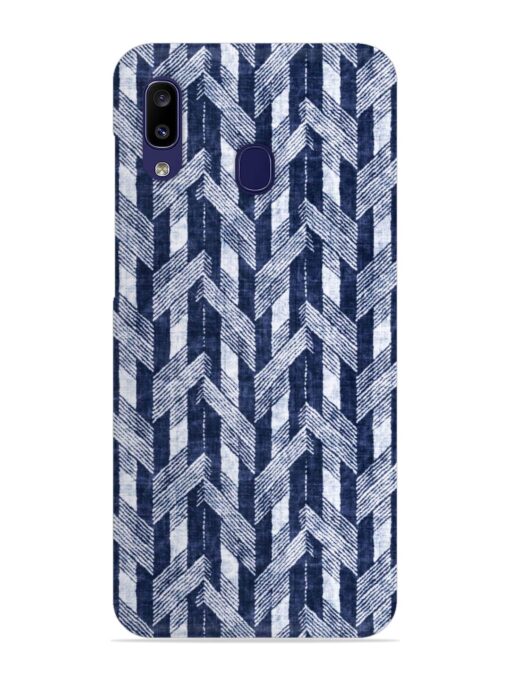 Abstract Herringbone Motif Snap Case for Samsung Galaxy A20 Zapvi