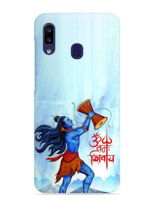 Illustration Lord Shiva Snap Case for Samsung Galaxy A20 Zapvi