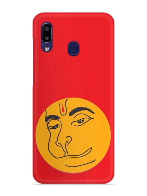 Lord Hanuman Vector Snap Case for Samsung Galaxy A20 Zapvi