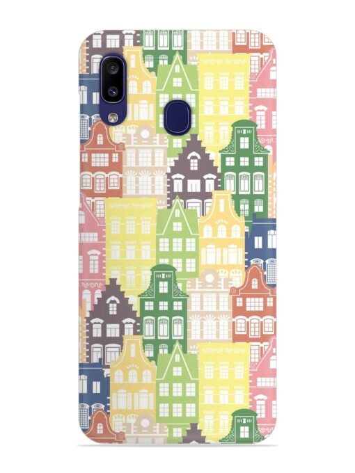 Seamless Shapes Pattern Snap Case for Samsung Galaxy A20 Zapvi