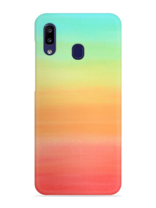 Background Sky Watercolor Snap Case for Samsung Galaxy A20 Zapvi