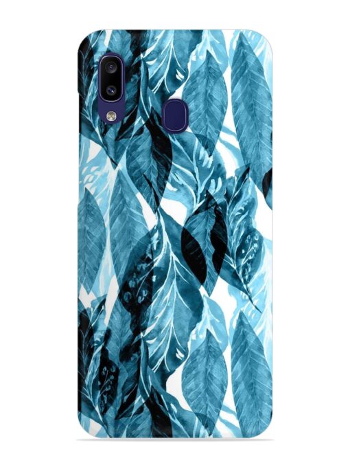 Leaves Pattern Jungle Snap Case for Samsung Galaxy A20 Zapvi