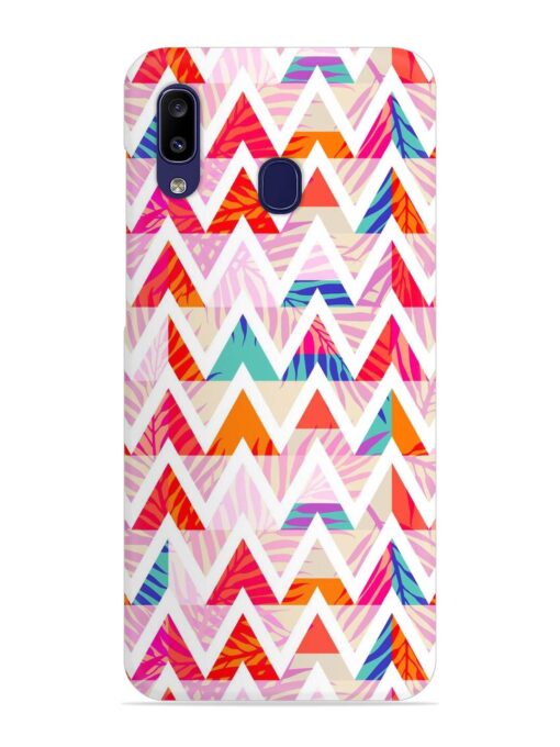 Abstract Triangle Background Snap Case for Samsung Galaxy A20 Zapvi