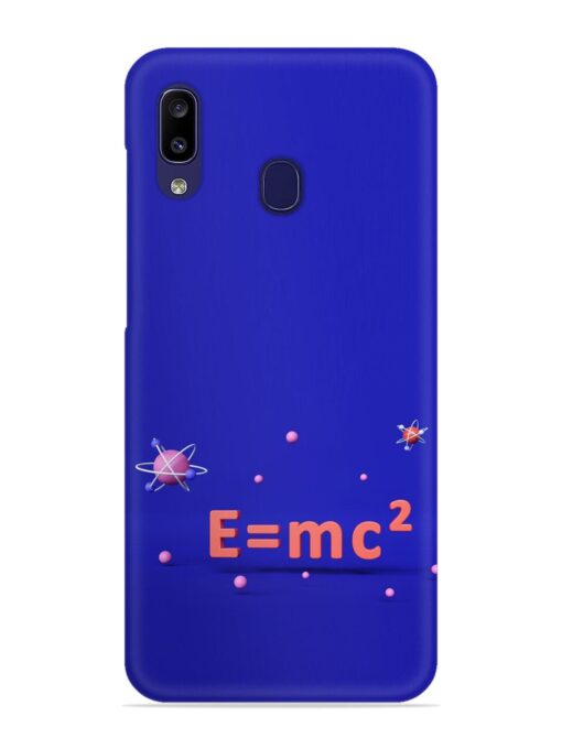 Formula Relativity Equation Snap Case for Samsung Galaxy A20 Zapvi