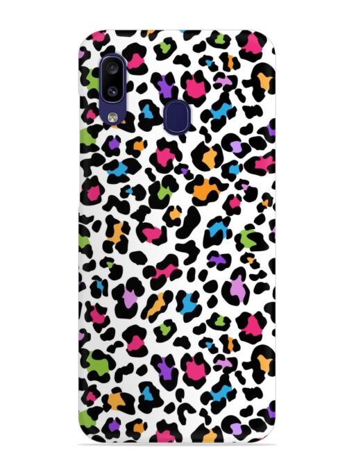 Seamless Leopard Pattern Snap Case for Samsung Galaxy A20 Zapvi