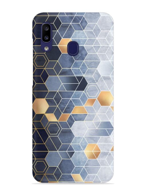 Geometric Abstraction Hexagons Snap Case for Samsung Galaxy A20 Zapvi