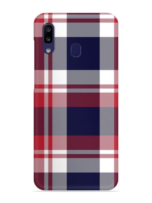 Classic Plaid Tartan Snap Case for Samsung Galaxy A20 Zapvi