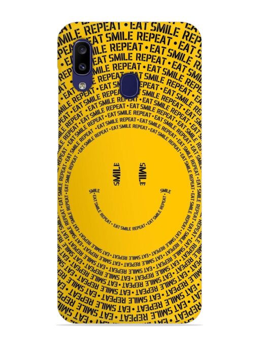 Smiley Snap Case for Samsung Galaxy A20 Zapvi