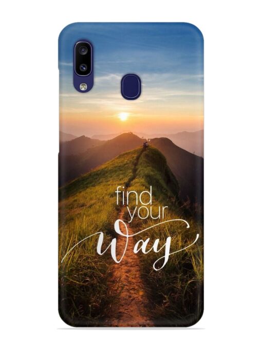 Find Your Way Snap Case for Samsung Galaxy A20 Zapvi